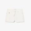 Cotton Denim Shorts