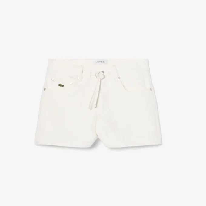 Cotton Denim Shorts
