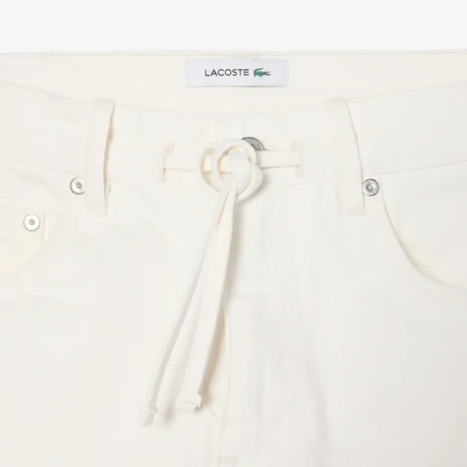 Cotton Denim Shorts