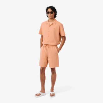 Cotton Seersucker Shorts