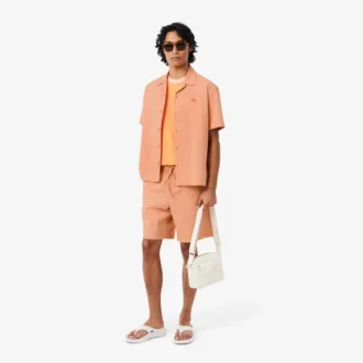Cotton Seersucker Shorts