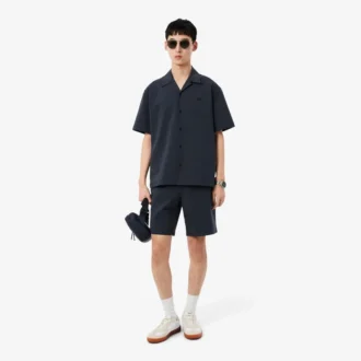 Cotton Seersucker Shorts