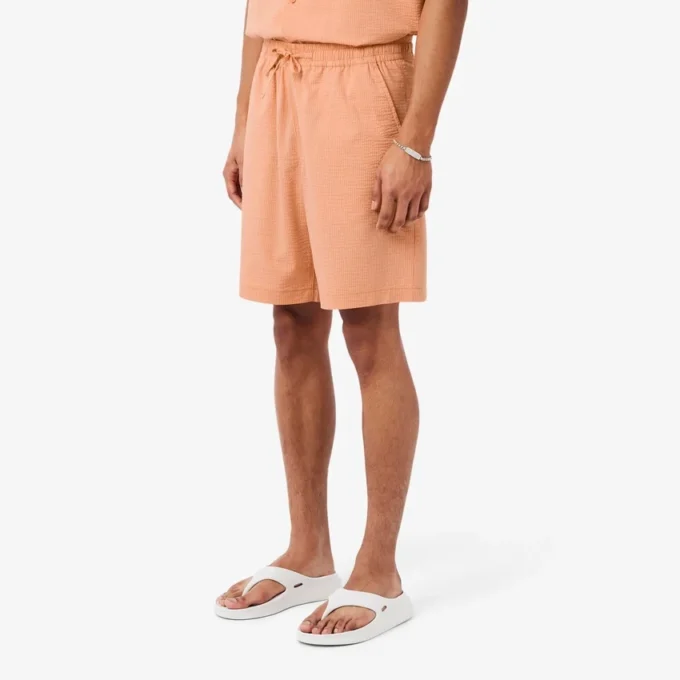 Cotton Seersucker Shorts