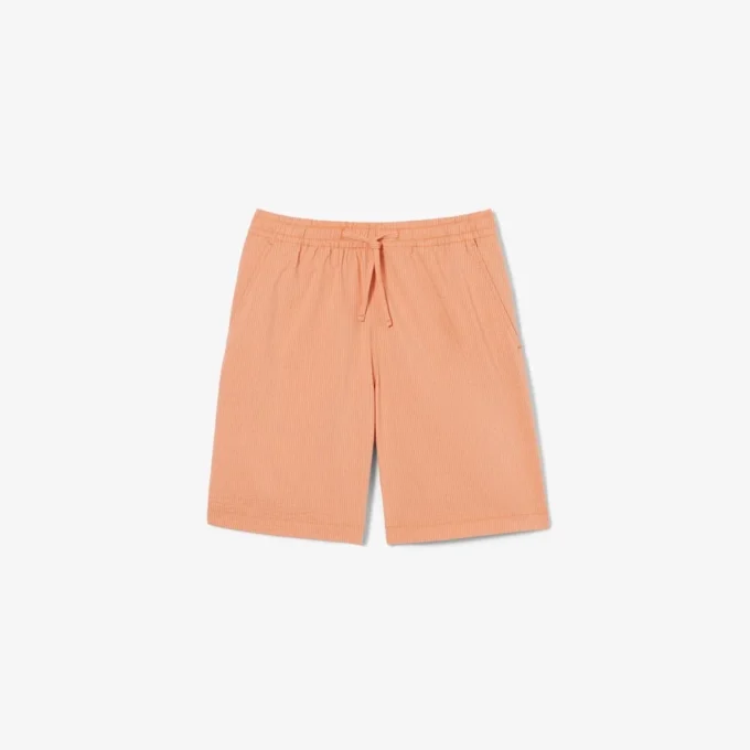 Cotton Seersucker Shorts