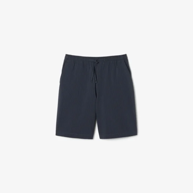 Cotton Seersucker Shorts