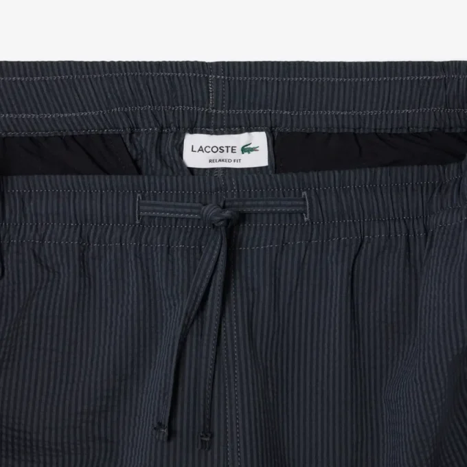 Cotton Seersucker Shorts