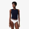Cotton Stripe Waist String Briefs
