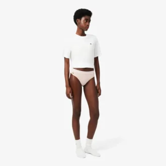 Cotton Stripe Waist String Briefs