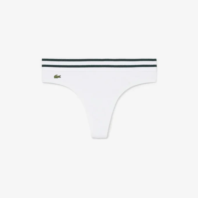 Cotton Stripe Waist String Briefs