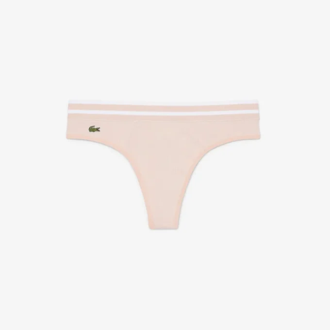 Cotton Stripe Waist String Briefs