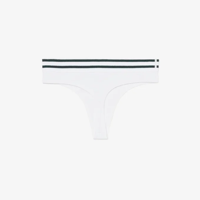Cotton Stripe Waist String Briefs