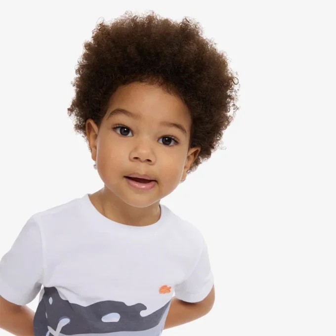 Croc Print Cotton T-Shirt