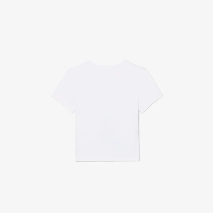 Croc Print Cotton T-Shirt