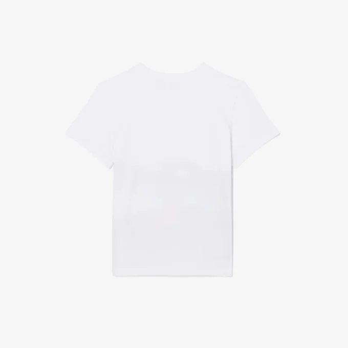 Croc Print Cotton T-Shirt