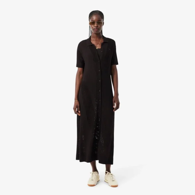 Crochet Polo Dress