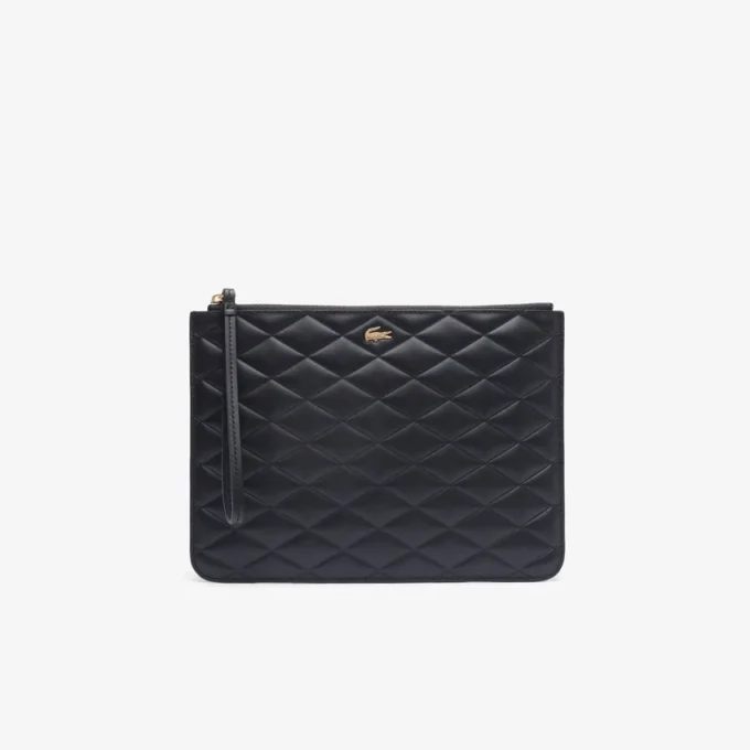 Crocodelle Leather Clutch