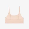 Crocodile Accent Mesh Bralette