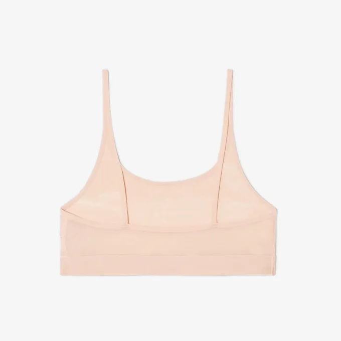 Crocodile Accent Mesh Bralette