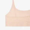 Crocodile Accent Mesh Bralette