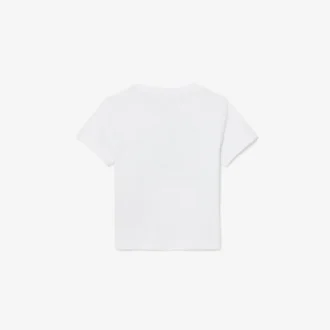 Crocodile Print Cotton T-Shirt