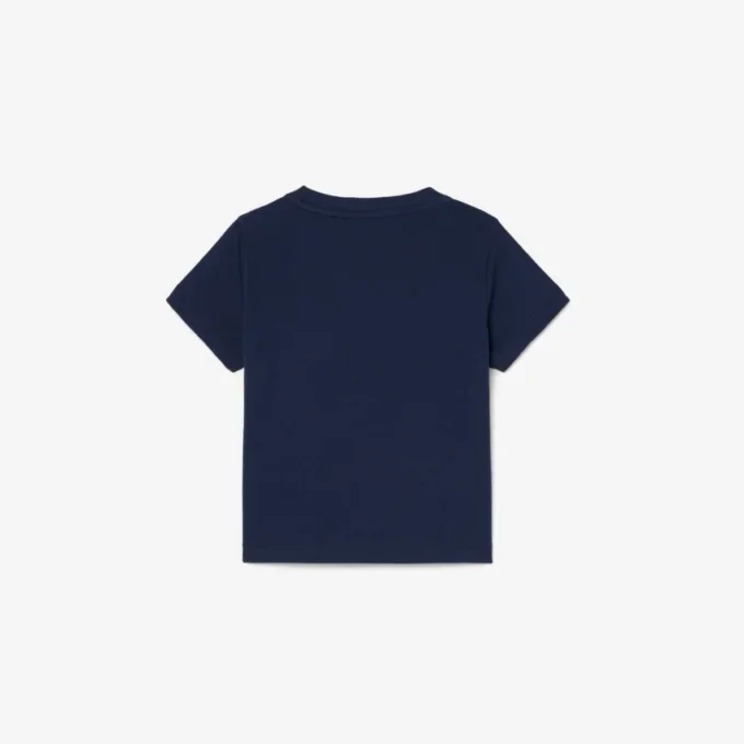 Crocodile Print Cotton T-Shirt