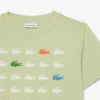 Crocodile Print Cotton T-Shirt