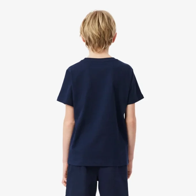 Crocodile Print Cotton T-Shirt
