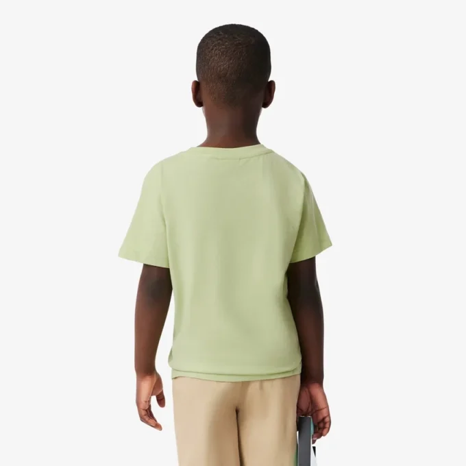 Crocodile Print Cotton T-Shirt