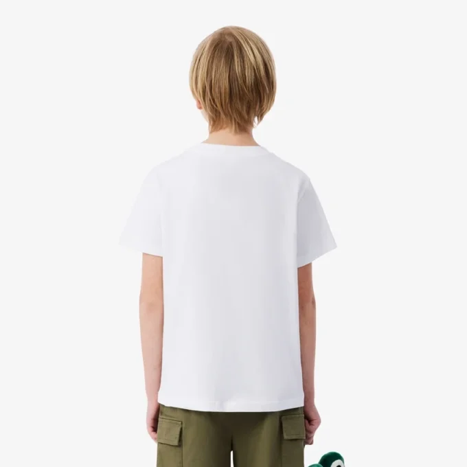 Crocodile Print Cotton T-Shirt