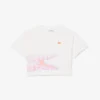 Crocodile Print Cotton T-Shirt