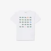 Crocodile Print Cotton T-Shirt