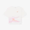 Crocodile Print Cotton T-Shirt