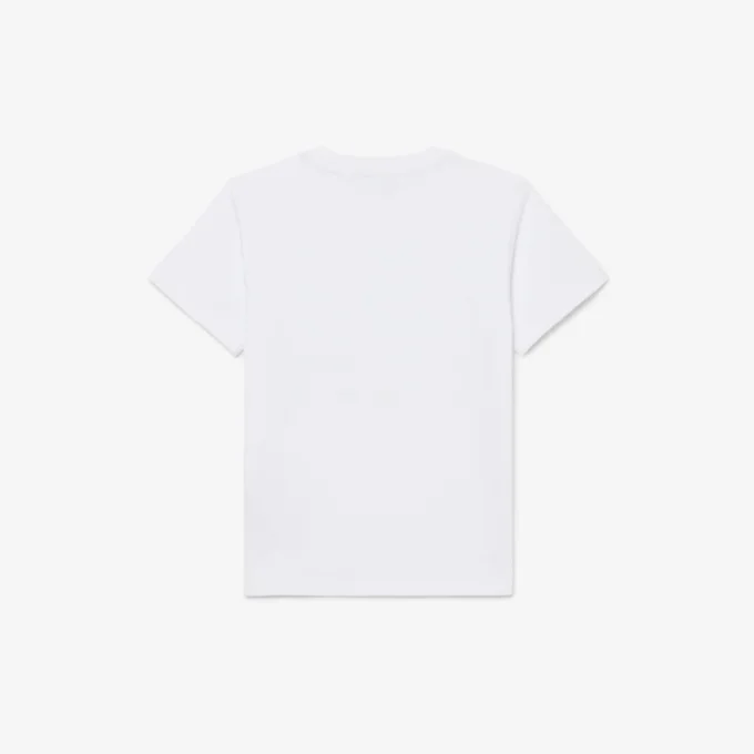 Crocodile Print Cotton T-Shirt