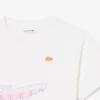 Crocodile Print Cotton T-Shirt