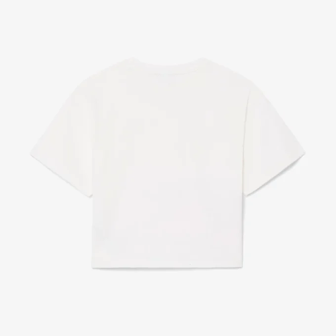 Crocodile Print Cotton T-Shirt