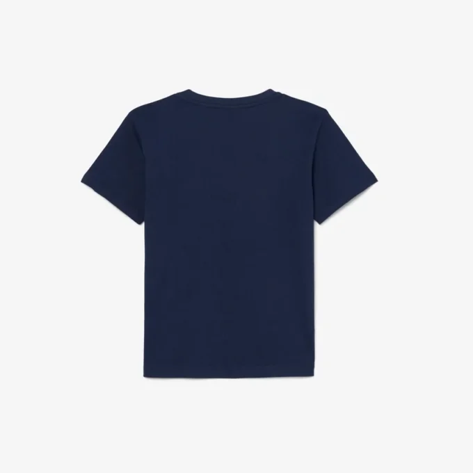 Crocodile Print Cotton T-Shirt