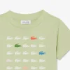 Crocodile Print Cotton T-Shirt