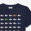 Crocodile Print Cotton T-Shirt