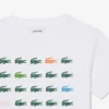 Crocodile Print Cotton T-Shirt