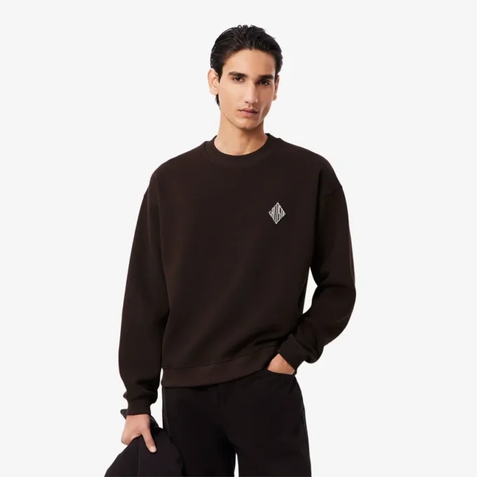 Double Face Piqua Badge Sweatshirt