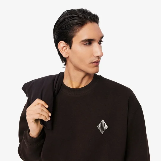 Double Face Piqua Badge Sweatshirt