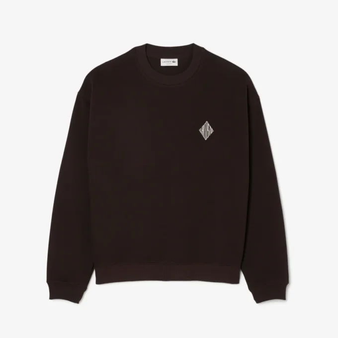Double Face Piqua Badge Sweatshirt