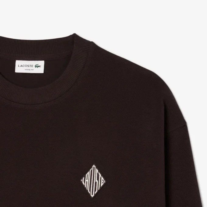 Double Face Piqua Badge Sweatshirt