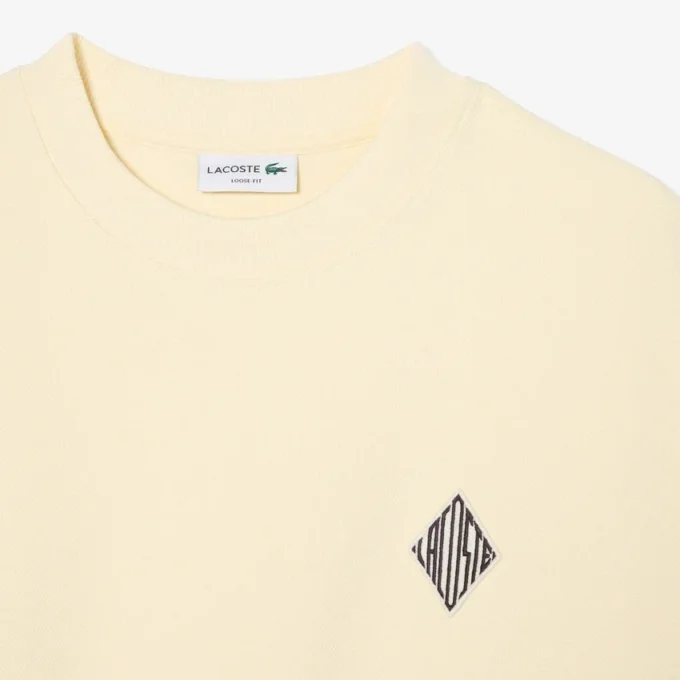 Double Face Piqua Badge Sweatshirt