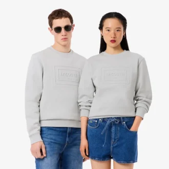 Embossed Fleece Sweatshirt