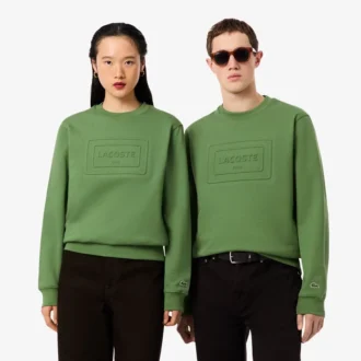 Embossed Fleece Sweatshirt