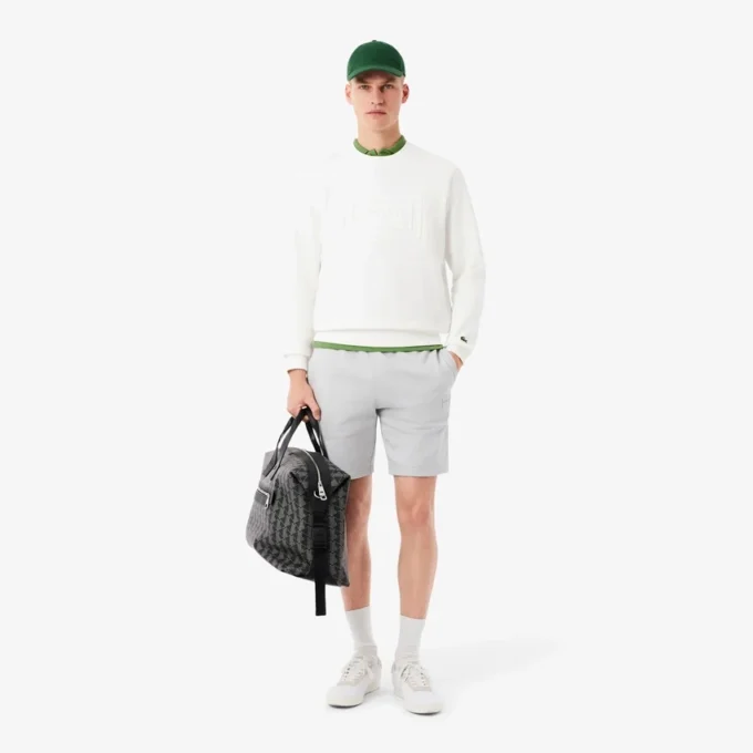 Embossed Fleece Sweatshirt