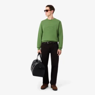Embossed Fleece Sweatshirt