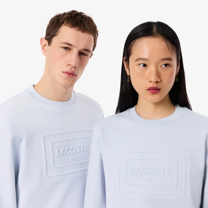 Embossed Fleece Sweatshirt