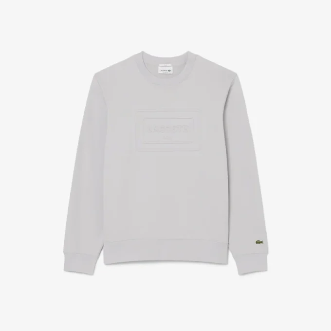 Embossed Fleece Sweatshirt